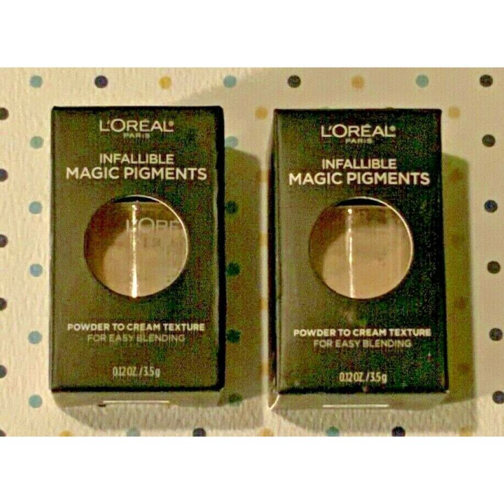 Magic Pigments Eye Shadow Powder to Cream 440 IVY LEAGUE (x2) L’Oreal Infallible